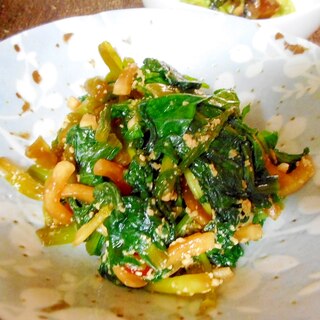 小松菜と大根の醤油麹漬け
